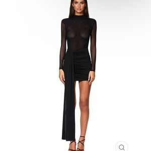 Nookie Black Enigma Mini Dress